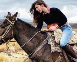 Judy is an avid horseback rider.